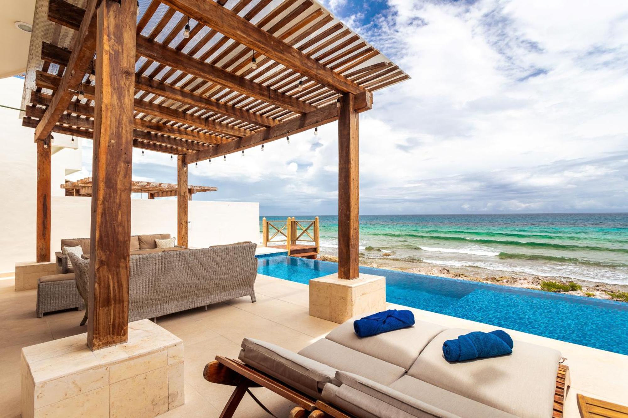 Casa Javi- Ocean Front Located Mid Isla Mujeres Villa Kültér fotó