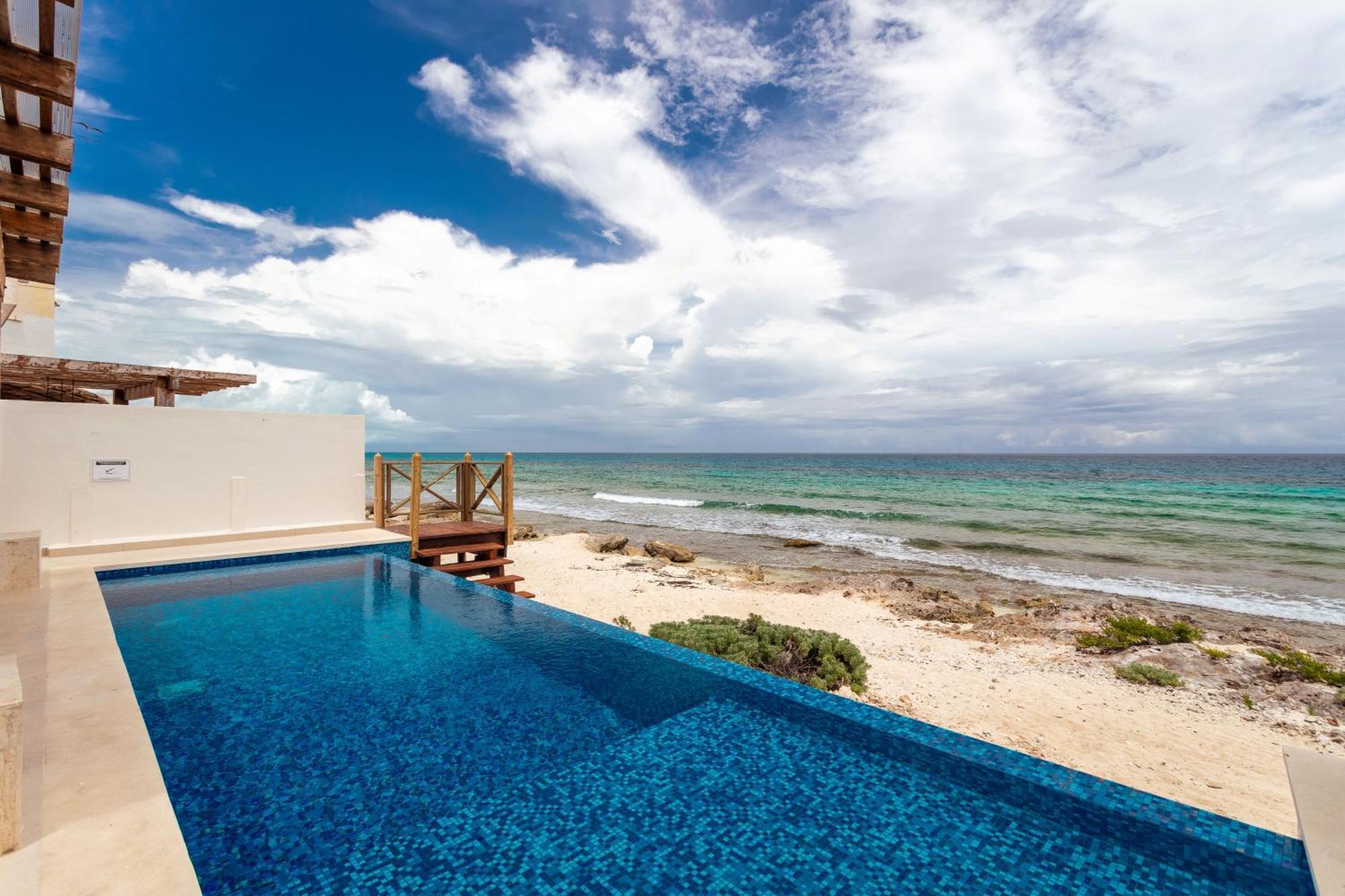 Casa Javi- Ocean Front Located Mid Isla Mujeres Villa Kültér fotó