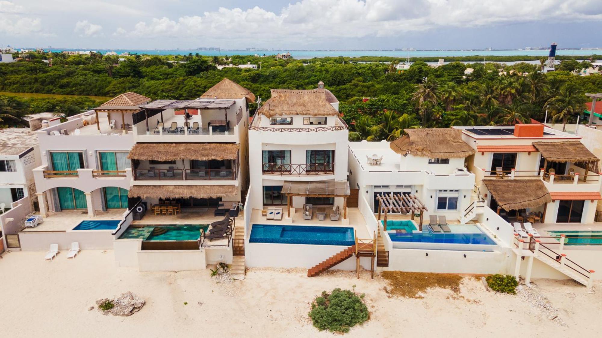 Casa Javi- Ocean Front Located Mid Isla Mujeres Villa Kültér fotó