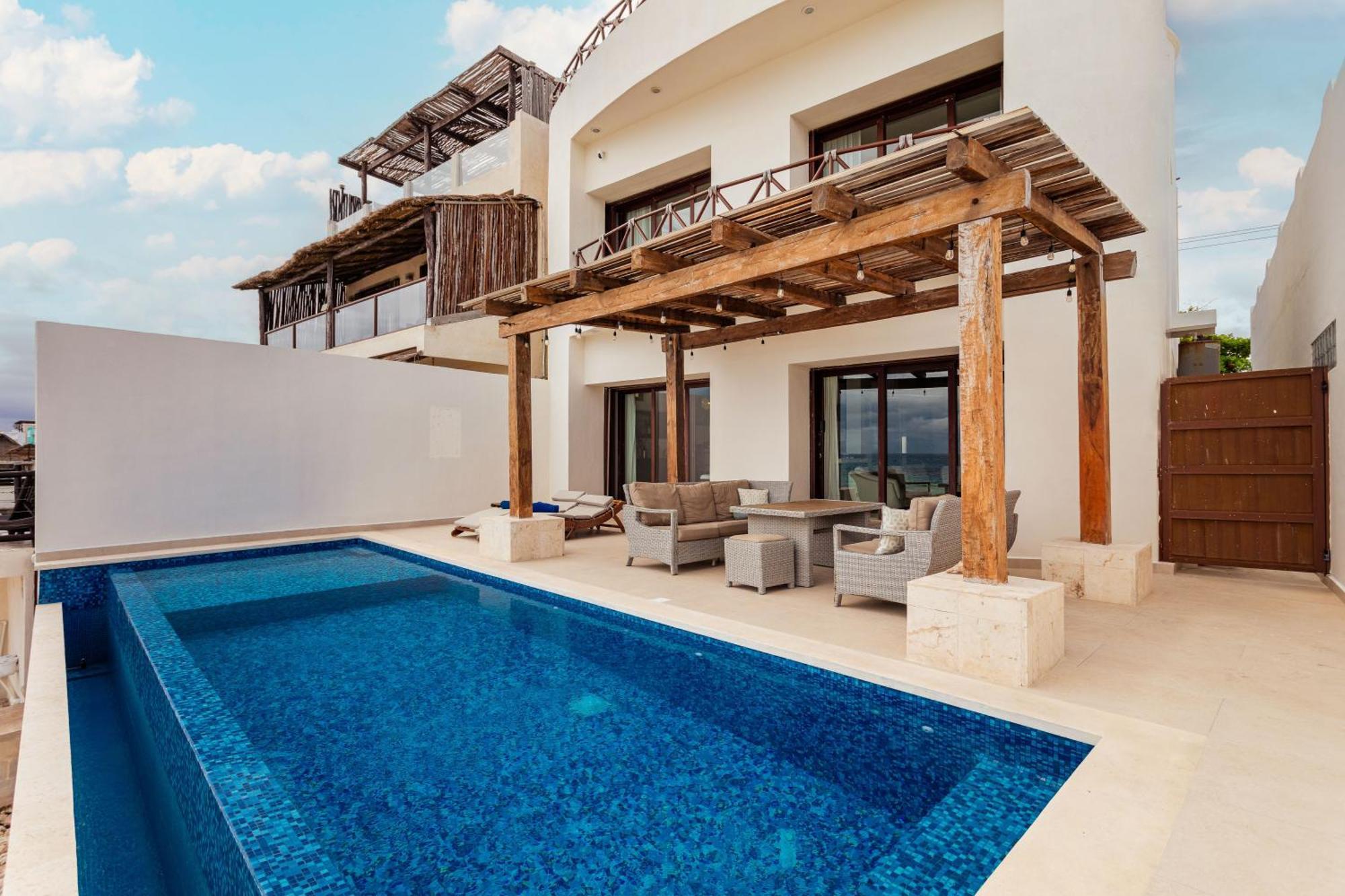 Casa Javi- Ocean Front Located Mid Isla Mujeres Villa Kültér fotó