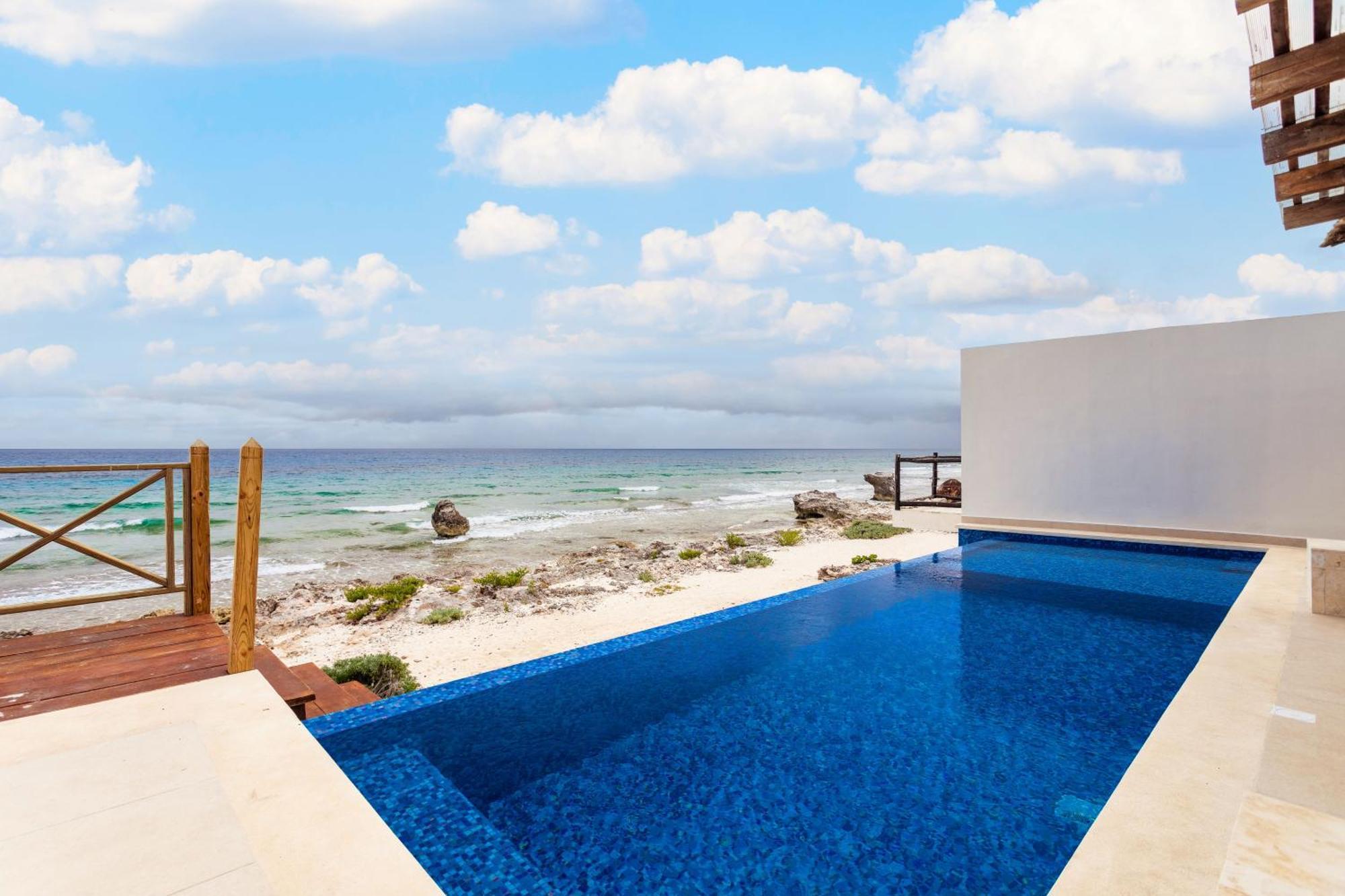 Casa Javi- Ocean Front Located Mid Isla Mujeres Villa Kültér fotó