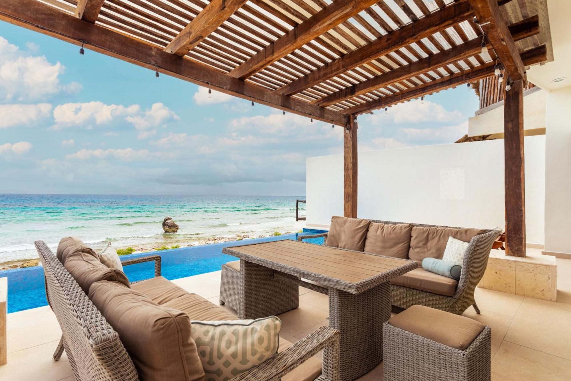 Casa Javi- Ocean Front Located Mid Isla Mujeres Villa Kültér fotó